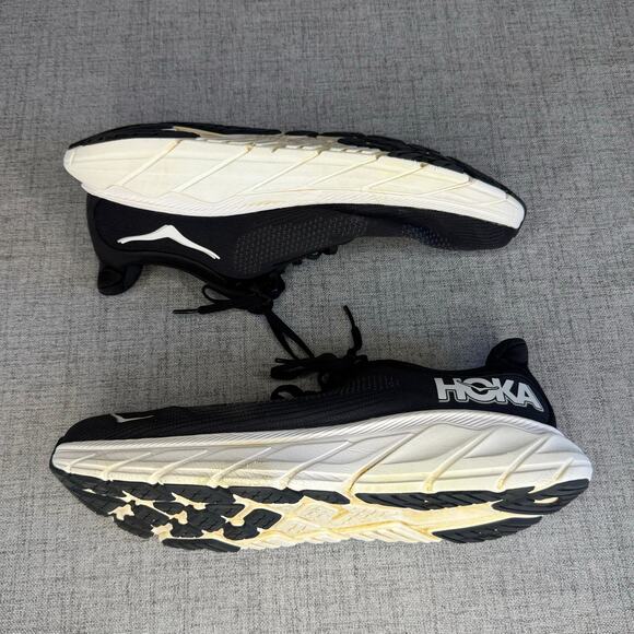 HOKA Arahi 7 Wide Black White Mens Running Shoes Size 12.5 2E 1147870-BWHT main image 5